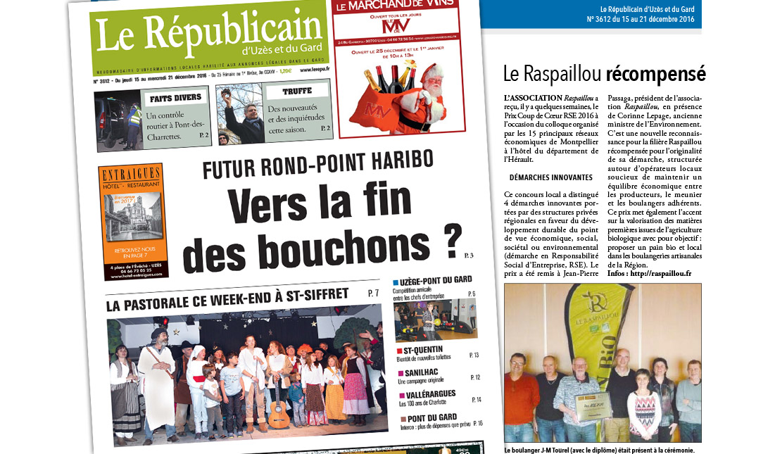 Raspaillou Le Républicain d'Uzès et du Gard